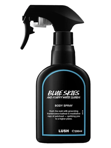 Blue Skies And Fluffy White Clouds Body Spray
